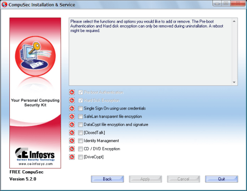 [CompuSec Installtion & Service]